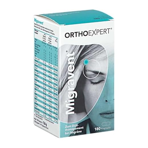 MIGRAVENT zum Diätmanagement bei Migräne aus Ihrer Apotheke - 180 Kapseln