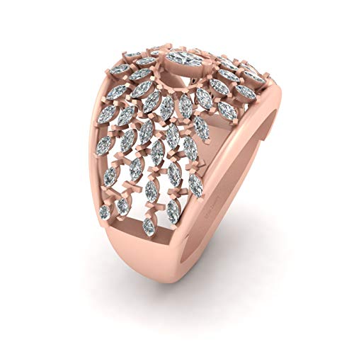 Bague diamant blanc argent 925 anti-ternissement pour peau sensible