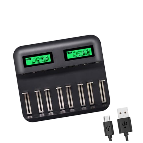 Chargeur de piles intelligent USB pour éviter les pannes d'accus AA AAA