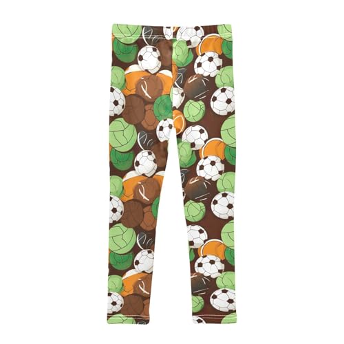 Girls' Leggings Ball Basketball Football Kids Yoga Tights Pants 1 Pack 208547062