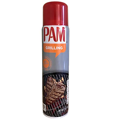 Pam Non-Stick Cooking Spray Set - PAM Extra Virgin Olive Oil and PAM Grilling (Large 7oz Bottles)