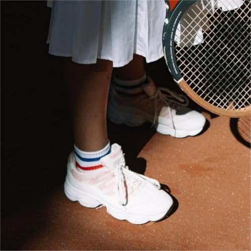 Crew Socks Striped Retro Socks Cotton Casual Active Calf Socks3