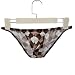 Herren Plaid gerippte Slips Unterwäsche mit Ausbuchtungstasche, hoch atmungsaktive Sporthose, weich, dehnbar, Karomuster, männliche Dessous für den täglichen Gebrauch (S, Braun)