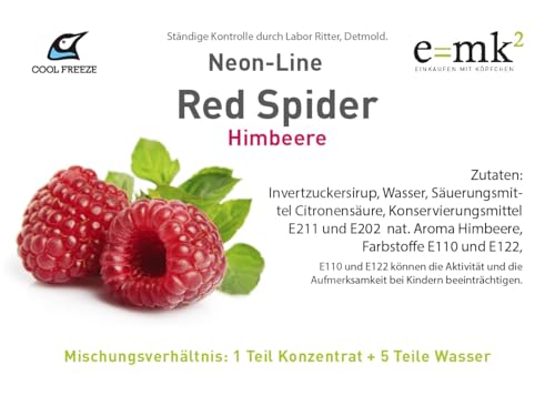 Slush Eis Sirup | Red Spider Himbeere | Konzentrat 1:5 | 5 Liter Kanister | Glycerin Frei | geeignet für Ninja Slushy Maschine | Premium-Qualität direkt vom Hersteller – Bild 5