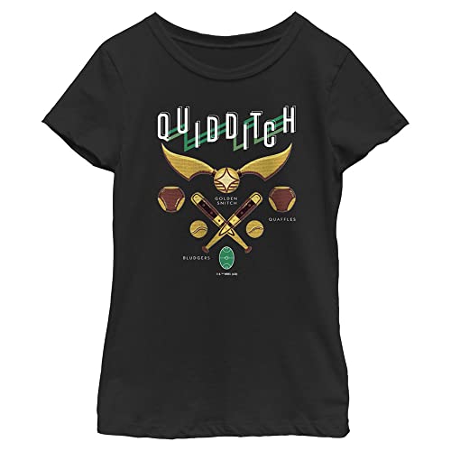 T-shirt Harry Potter Quidditch or enfant idéal pour l'école et le jeu