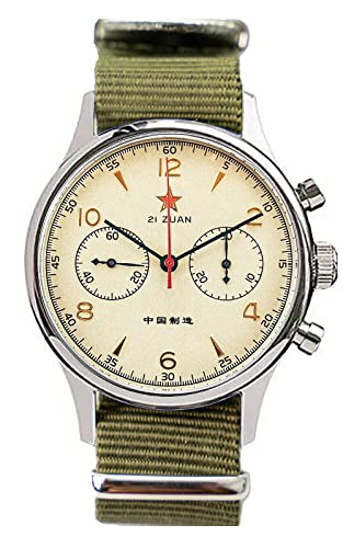 Modello Seagull 1963 SUGESS Seagull 1963 ST1901 Venus 40mm Cronografo Zaffiro, Display Back, 2 Cinturini BNIB, Beige, Vintage