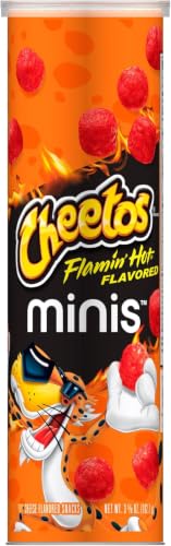 Image of Minis Cheetos Canister - Flamin' Hot Bites (Pack of 12)
