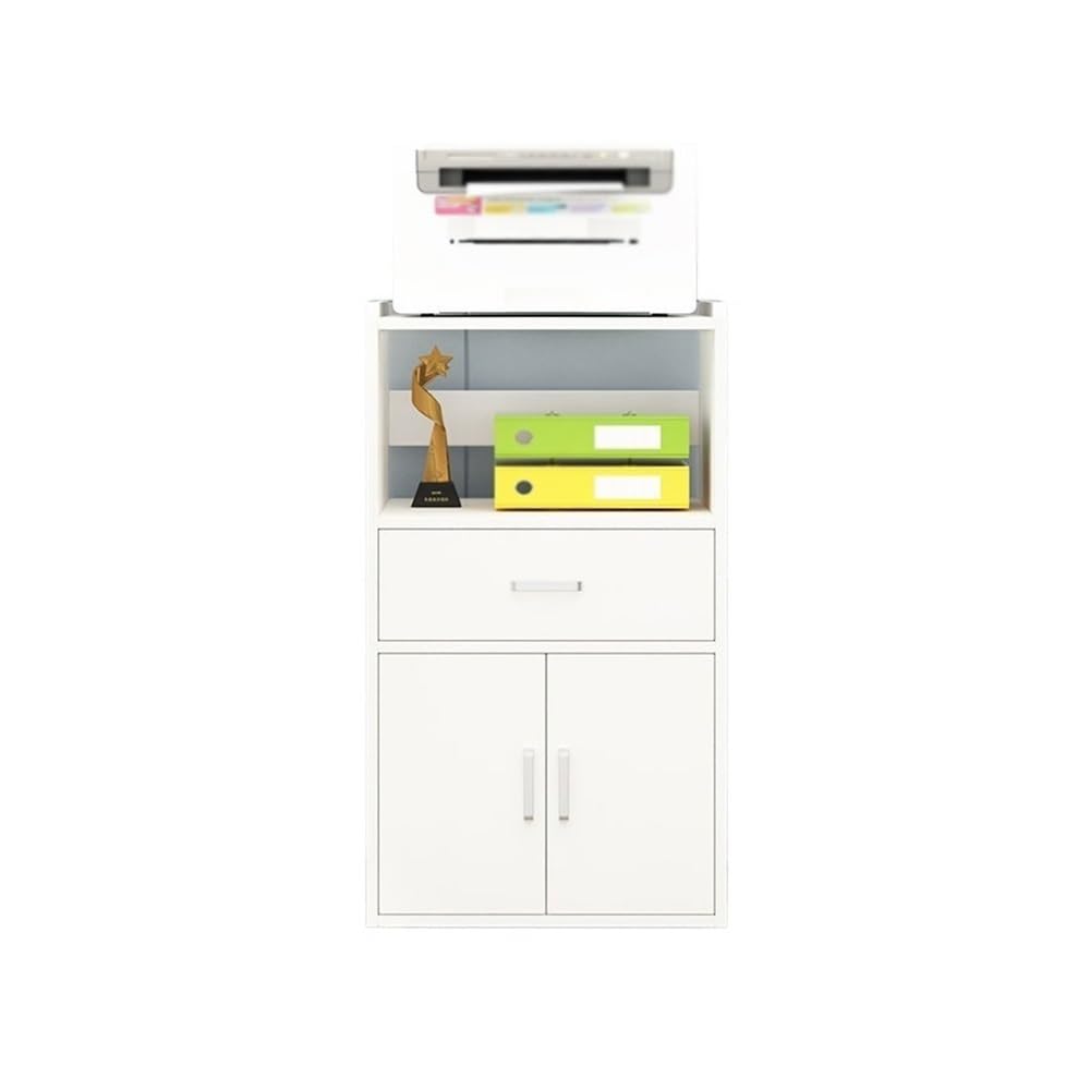 Aioneer White File Cabinet Large Capacity Storage Drawer Cabinet Office File Cabinet Printer Data Organizer Vertical Cabinet Filing Cabinet
