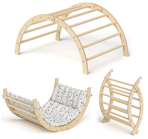 Bellabino Ruki 2in1 Kletterbogen und Wippe für Kinder ab 3 Jahre –...
