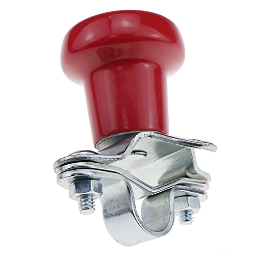 Dvparts Red Universal Tractor Steering Wheel Spinner Knob Rubber Knob Steering Wheel Sleeve Wsv122R For John Deere Case Ih International Farmall And M (Red) #TOP4