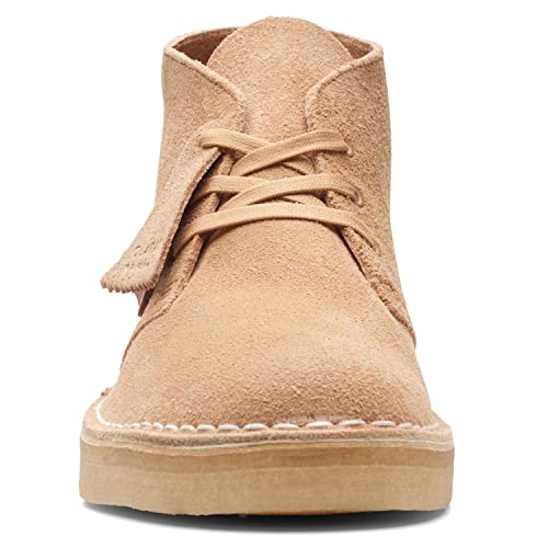 Clarks Men's Desert Coal Shoes,Light Tan Suede, 8 Medium US3