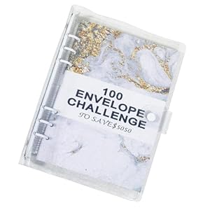 Hugsweet 100 Umschläge Geld-Spar-Challenge Ordner