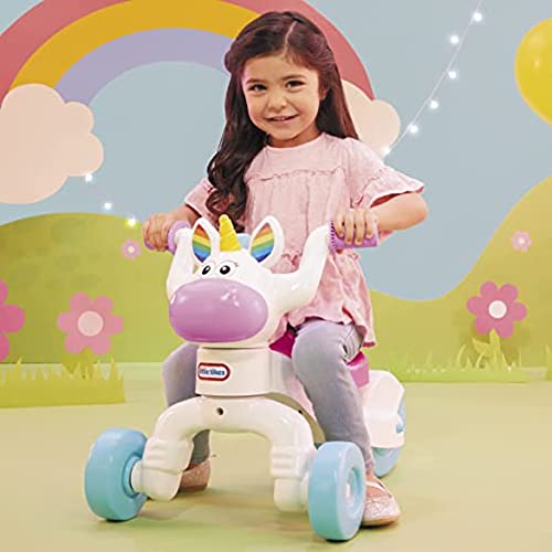 Little Tikes Go & Grow Unicorn Indoor & Outdoor Ride-On Scoot for Preschool Kids Toddlers and Children to Develop Motor Skills for Boys Girls Age 1-3 Years, Large - image 6