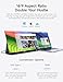 c-force Portable Monitor 15.6 inch FHD 1080P USB C HDMI Ultra-Slim IPS Computer Display w/Speakers, HDR Plug & Play, External Portable Monitor for Laptop PC Phone Mac Xbox PS5 Switch
