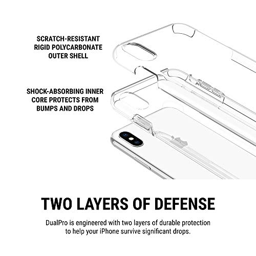 Coque iPhone XS Max Incipio DualPro transparente antichoc