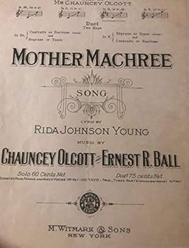 Mother Machree Song D ( d to f#) Words and Music