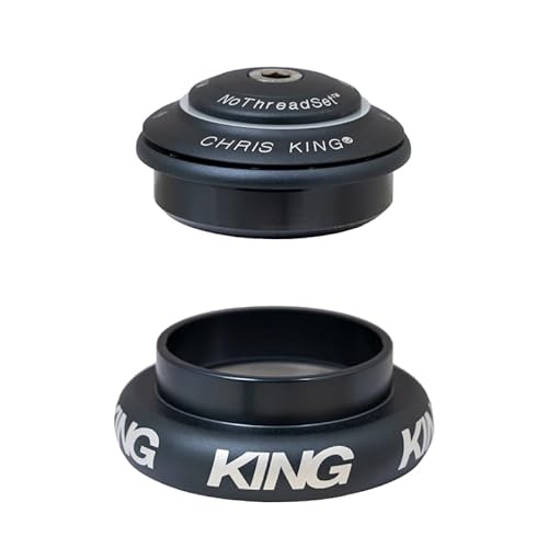 NXLO(Chris King) InSet 7 Midnight ZSi[X^bNj UpperFZS44 / 28.6 LowerFEC44 / 40 1-1/8" > 1.5" KiΉ wbhZbg