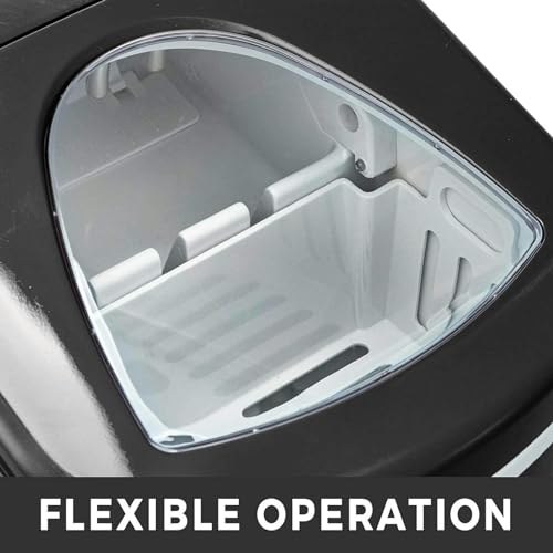 Máquina automática de hielo 12KG acero inoxidable miniatura 6