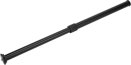 Varilla de extensión de cámara, aleación de aluminio universal de 13.0-23.6 in, monopod de mano ajustable, soporte de montaje (negro)