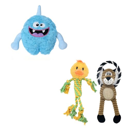 Juguetes de Peluche con Sonido para Perros 3 Unidades