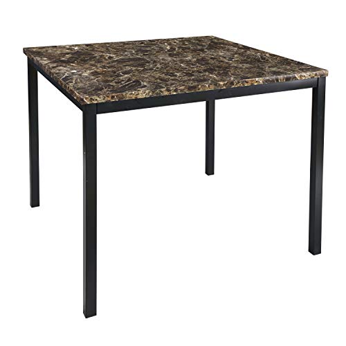 Lexicon Malaya Faux Marble Top Counter Height...