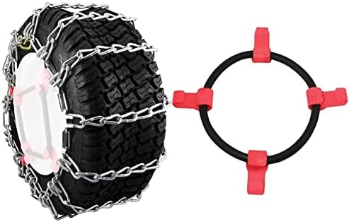 Catene Da Neve Security Chain Per Trattori E Spazzaneve - Zincate, Taglia 4/4.8x8, Set Da 2, Per Neve E Ghiaccio - Foto 8