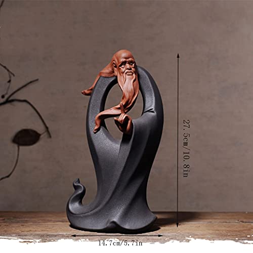 Statue créative rétro en céramique : idée cadeau originale pour le bureau - 3