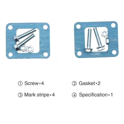 Kit de vannes à lames V364A en carbone pour Kawasaki KX65
