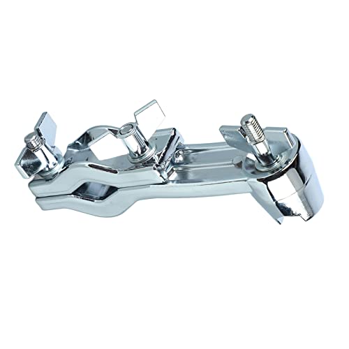 Abrazadera para Batería de Metal con Ángulo Ajustable, Clip para Platillo, Multifuncional y Ahorra Espacio, para Partes de Batería e Instrumentos de Percusión miniatura 3