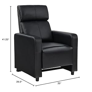 Coastertoohey7piecetheaterseating5rblack Urban Country Home Decor Coaster toohey 7 piece theater seating 5r black urban country home decor