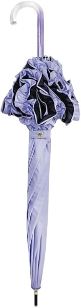 サンリオ クロミ フリル 日傘 長傘 50cm 8本骨 手開き式 安全ろくろ 晴雨兼用傘 シナモ キャラクター ワンポイント 可愛い かわいい デザイン 女の子 子供 キッズ 傘 雨傘 UVカット 軽量 270g - 2