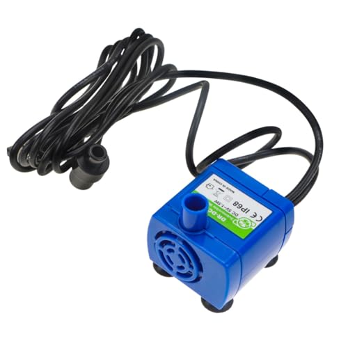 SEWACC Dispensador de Agua Eléctrico Inteligente Plástico Fácil de Limpiar para Mascotas Bomba de Agua, Luz LED Azul y Diseño Único para Hogar y Tienda de Mascotas