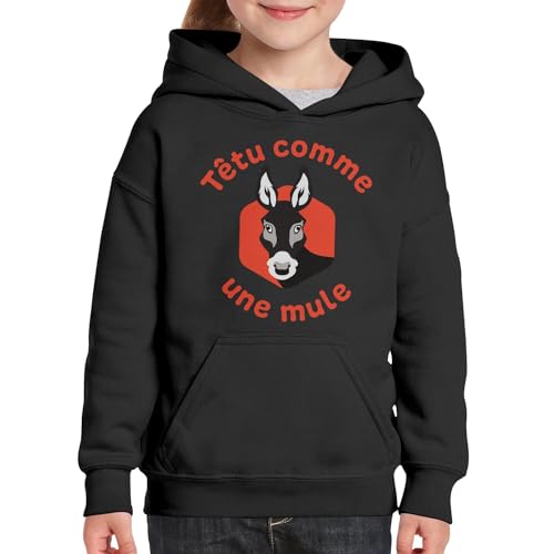 Sweat à capuche enfant confortable textile premium finitions robustes