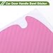 HOPESPANNER Universal 92x98mm Car Door Cup Protector Sticker Anti-Scratches+Auto Door Handle Protective Film 1 Set Pink