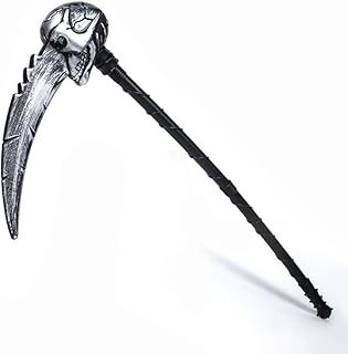 Sponsored You’re seeing this ad based on the product’s relevance to your search query.Learn more about this advertisement Mizijia Scythes Halloween 84 cm, Safe Children's Accessories for Cosplay, Plastic Toy Scythe Perfect for Halloween Parties, Role Play & Decoration (84 cm)