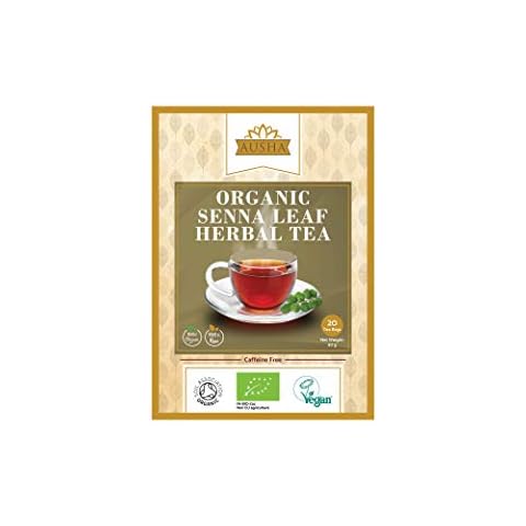 Organic Senna Leaf Tea - 20 Tea Bags | Constipation Relief ,Natural Laxative,| Detox,Cleanse | Certified Organic , Heavy Metals Tested Cover