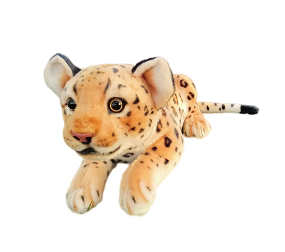 Peluche Ghepardo Sdraiato 40cm - Morbido E Realistico, Per Bambini E Decorazione Tema Giungla