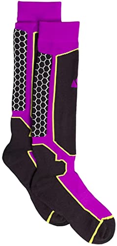 Great Northern Adult Ski Technical Athletic Sport Socks - Medium - Purple