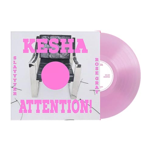 Album art for Kesha - ATTENTION! / Red Flag Violet Transparent 7inch Single Vinyl by Zara Larsson