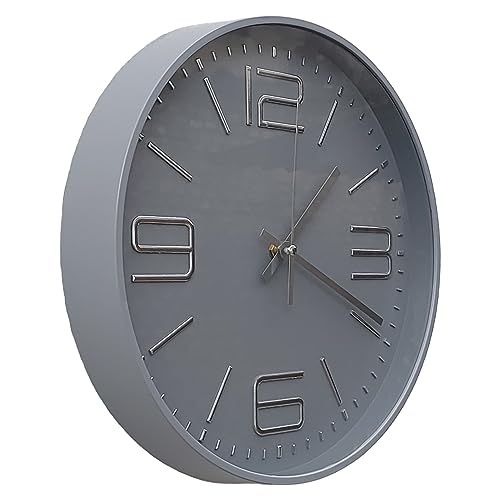 Relógio de Parede Grande e Silencioso Decorativo para Sala de Estar Relogio de Cozinha analógico Par