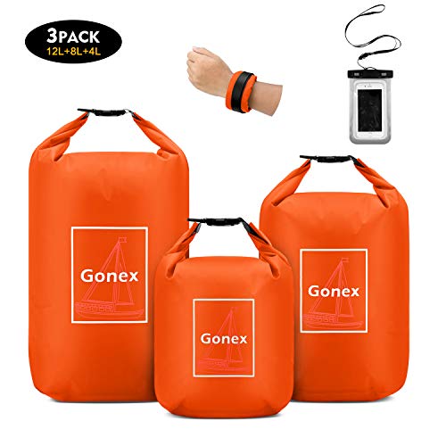 Gonex Waterproof Dry Bag Floating Roll-Top Dry Sack Stuff Sack Storage Bags