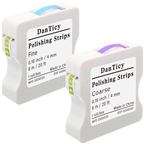 dental polishing strips 4mm interdental resin surface sanding files 2 pack