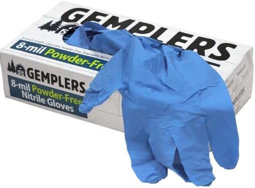 Gempler's 8-mil Disposable Nitrile Gloves, Box of 50