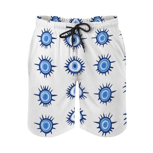 Magic Evil Eye Mens Swim Trunks Quick Dry Board Shorts Beach Swimwear Bathing Suits2