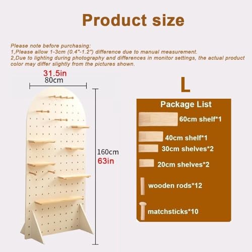 Genérico Estante de Pared para Herramientas con Tablero Perforado para Garaje, Almacenamiento de Brocas, Soportes para Juegos de Llaves, Paneles Perforados, estantes, Organizador de Tablero Perforado