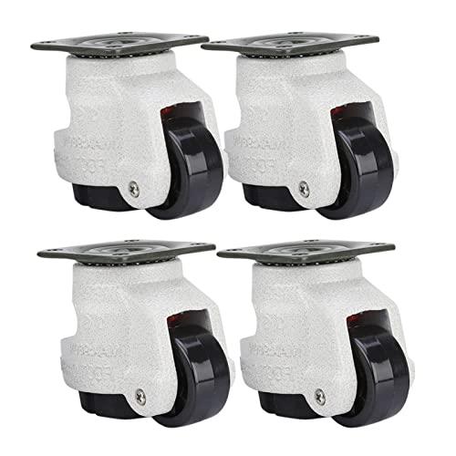 Girevole Ruote 4 pezzi 1.5"Retrattile livellatore macchina girevole industriale girevole 330lbs capacità