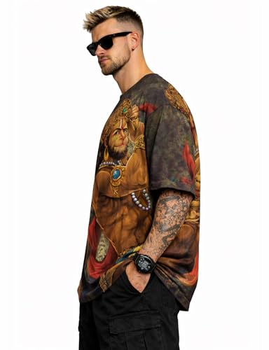 Image of Shiva, Krishna, Hanuman, Kali, Ram and Ravana, Ramayan, Bagavath Githa, Buddha Religious, Spiritual, Hindu Gods T-Shirts