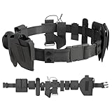 NATIKON Law Enforcement Utility Belt- Ultimate Security Gear for Security Professionals | Police Belts with 10 Essential Holsters