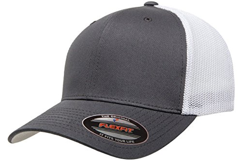 Image of Flexfit Two-Tone Stretch Mesh Fitted Cap Hat