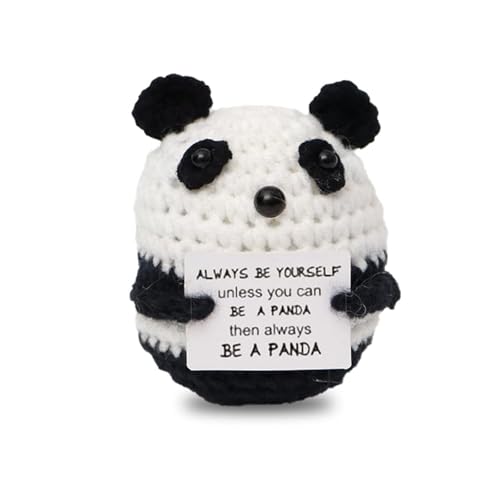 JBL JDWD 2 Pcs Positive Affirmation Gifts Easy to Carry Suitable for Encouragement Gifts to Friends and Relatives (1 Panda)